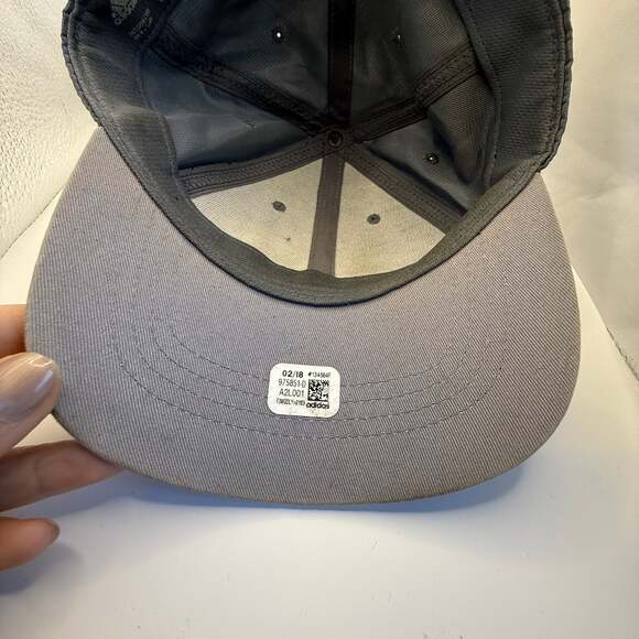 ADIDAS gray adjustable hat / cap - Picture 2 of 4